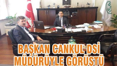Başkan Cankul, DSİ Müdürü ile görüştü