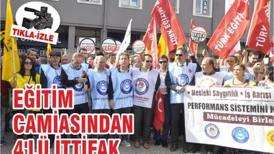 EĞİTİM CAMİASINDAN 4’LÜ İTTİFAK