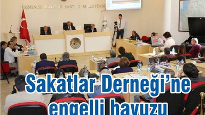 SAKATLAR DERNEĞİ’NE ENGELLİ HAVUZU