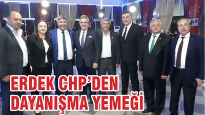 ERDEK CHP’DEN DAYANIŞMA YEMEĞİ