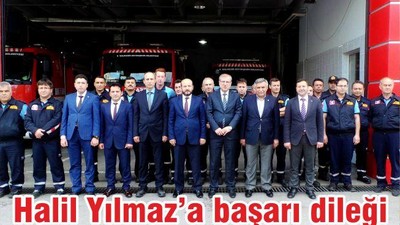 HALİL YILMAZ’A BÜYÜKŞEHİR’DEN BAŞARI DİLEĞİ
