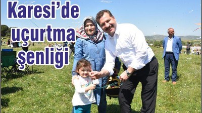KARESİ'DE UÇURTMA ŞENLİĞİ