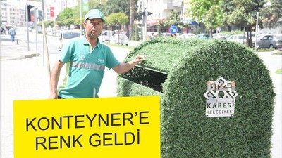 KONTEYNER’E RENK GELDİ