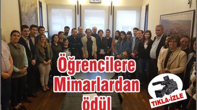 MİMARLIK FAKÜLTESİ ÖĞRENCİLERİNE MİMARLAR ODASINDAN ÖDÜL