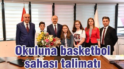 OKULUNA BASKETBOL SAHASI TALİMATI