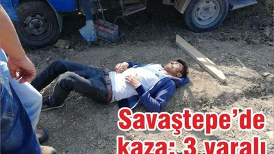 Savaştepe’de kaza: 3 yaralı
