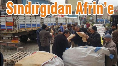 SINDIRGI’DAN AFRİN’E