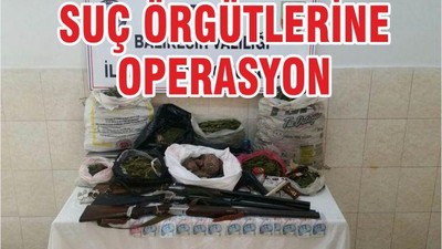 SUÇ ÖRGÜTLERİNE OPERASYON