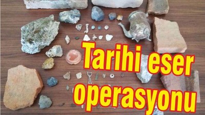 TARİHİ ESER KAÇAKÇISI YAKALANDI