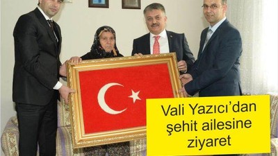 VALİ YAZICI’DAN KEPSUT’TA ŞEHİT AİLESİNE ZİYARET