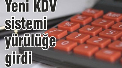 YENİ KDV SİSTEMİ
