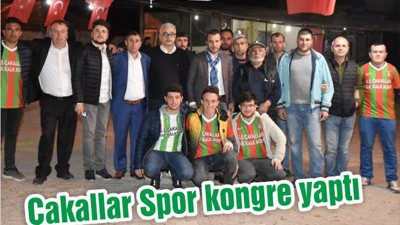 Çakallar Spor kongre yaptı