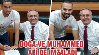 DOĞA VE MUHAMMED ALİ DE İMZALADI
