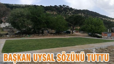BAŞKAN UYSAL SÖZÜNÜ TUTTU, SÜBEYLİDERE GÜREŞ SAHASINA KAVUŞTU