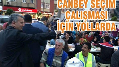 CANBEY SEÇİM ÇALIŞMASI İÇİN YOLLARDA