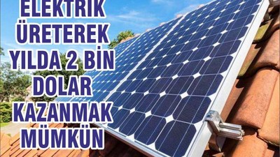 Elektrik Üreterek Yılda 2 Bin Dolar Kazanmak Mümkün