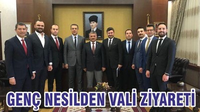 GENÇ NESİLDEN VALİ ZİYARETİ