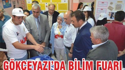 GÖKÇEYAZI’DA BİLİM FUARI