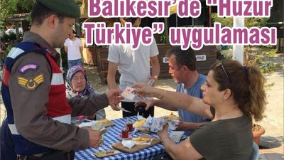BALIKESİR'DE "HUZUR TÜRKİYE" UYGULAMASI