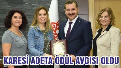 KARESİ ADETA ÖDÜL AVCISI OLDU