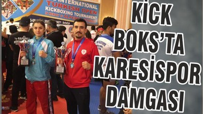 ULUSLARARASI KİCK BOKS TURNUVASINA KARESİSPOR DAMGASI