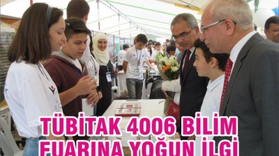 TÜBİTAK 4006 BİLİM FUARI’NA YOĞUN İLGİ