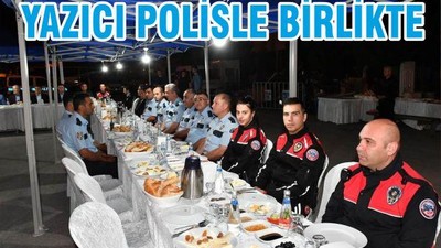 YAZICI POLİSLE BİRLİKTE