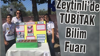 ZEYTİNLİ’DE 4006 TÜBİTAK BİLİM FUARI