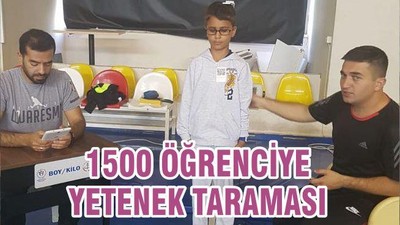 1500 ÖĞRENCİYE YETENEK TARAMASI
