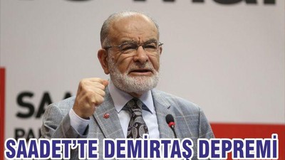 SAADET’TE DEMİTAŞ DEPREMİ