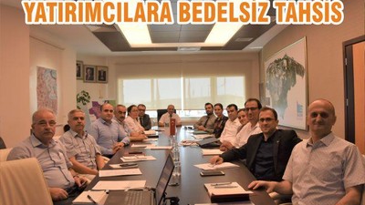 YATIRIMCILARA BEDELSİZ TAHSİS