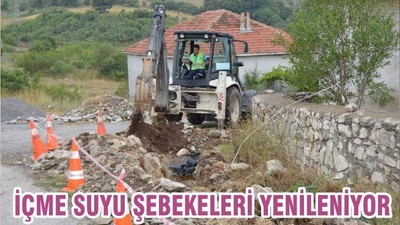 İÇME SUYU ŞEBEKELERİ YENİLENİYOR