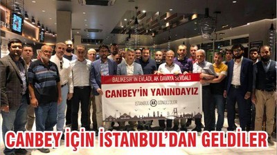 Canbey için İstanbul’dan geldiler
