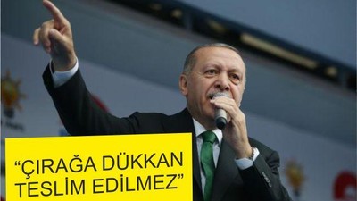 "ÇIRAĞA DÜKKAN TESLİM EDİLMEZ"