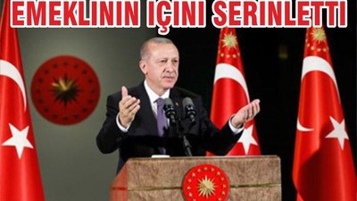 EMEKLİNİN İÇİNİ SERİNLETTİ