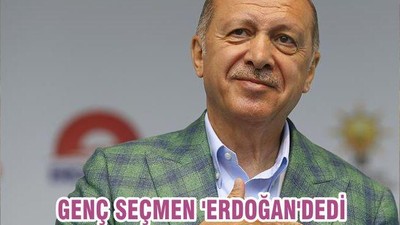 GENÇ SEÇMEN 'ERDOĞAN'DEDİ