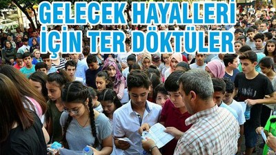 Gelecek hayalleri için ter döktüler