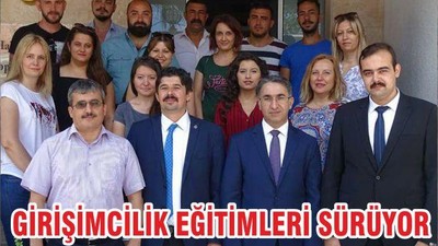 GİRİŞİMCİLİK EĞİTİMLERİ SÜRÜYOR
