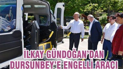 İLKAY GÜNDOĞANDAN DURSUNBEY’E ENGELLİ ARACI
