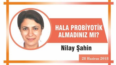 HALA PROBİYOTİK ALMADINIZ MI?