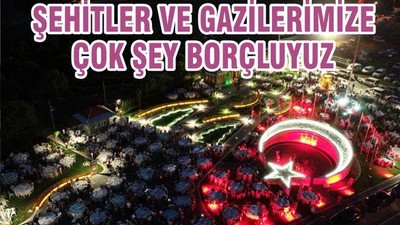 ŞEHİTLERİMİZE VE GAZİLERİMİZE ÇOK ŞEY BORÇLUYUZ