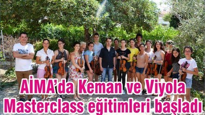 AİMA’da Keman ve Viyola Masterclass eğitimleri başladı