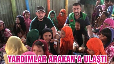 YARDIMLAR ARAKAN’A ULAŞTI