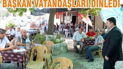 BAŞKAN VATANDAŞLARI DİNLEDİ