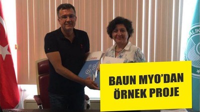 BAUN MYO’DAN ÖRNEK PROJE