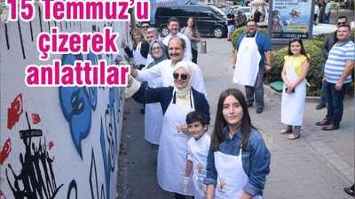 15 Temmuz’u çizerek anlattılar