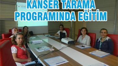 KANSER TARAMA PROGRAMINDA EĞİTİM