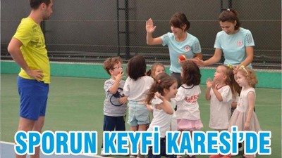 SPORUN KEYFİ KARESİ’DE