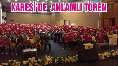 KARESİ’DE ANLAMLI TÖREN
