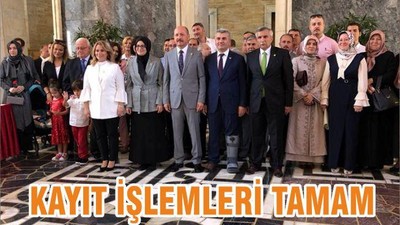 KAYIT İŞLEMLERİ TAMAM